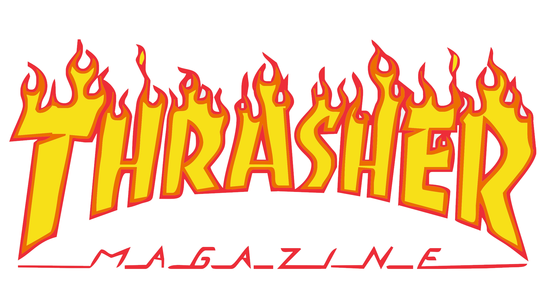 Meaning Thrasher logo and symbol.
