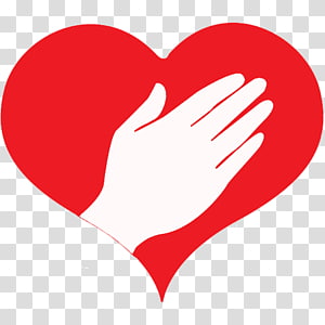 Heart Hand Finger , caring transparent background PNG.