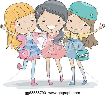 Download Three friends clipart 20 free Cliparts | Download images ...