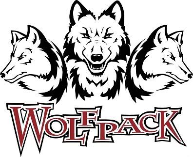 WOLF PACK CLIPART.