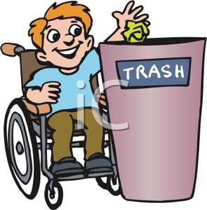 Throwing Garbage Clipart.
