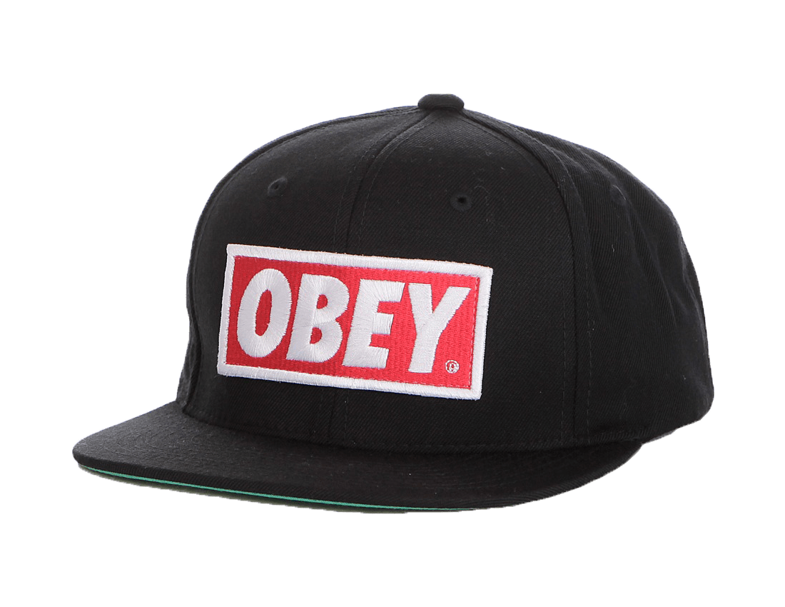 Thug Life Obey Hat transparent PNG.