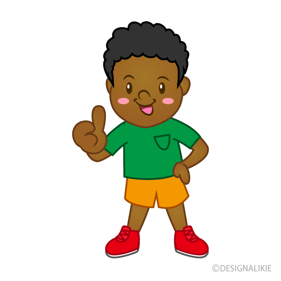 Free Thumbs up Boy Clipart Image｜Illustoon.