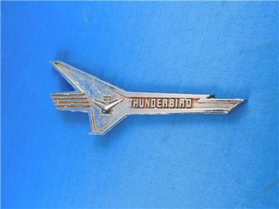 Details about FORD THUNDERBIRD CAR EMBLEM BADGE ADVERTISING 16220A.