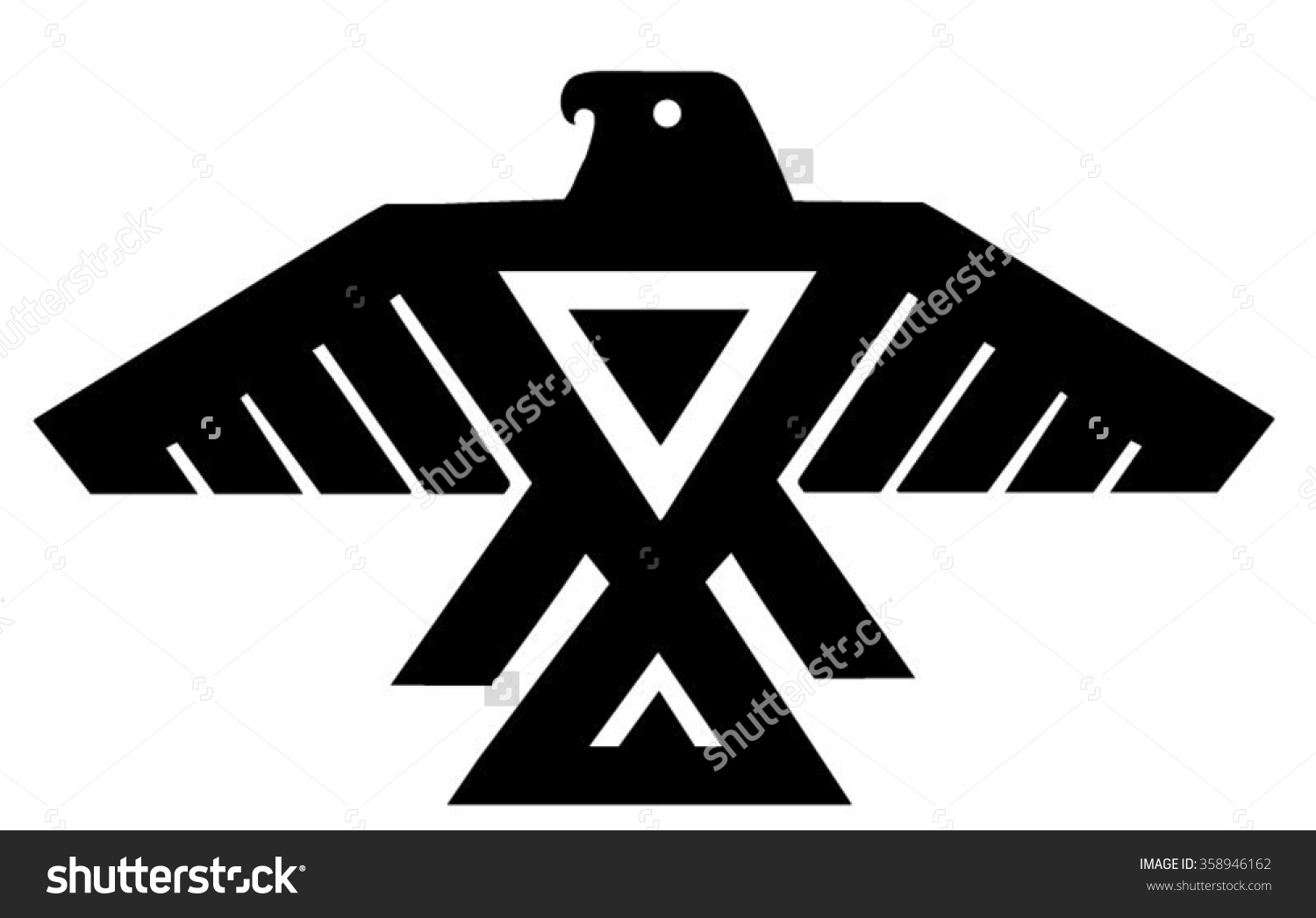 thunderbird native american hawk symbol