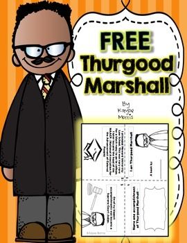 Thurgood Marshall FREEBIE: Thurgood Marshall Mini Unit Teach.