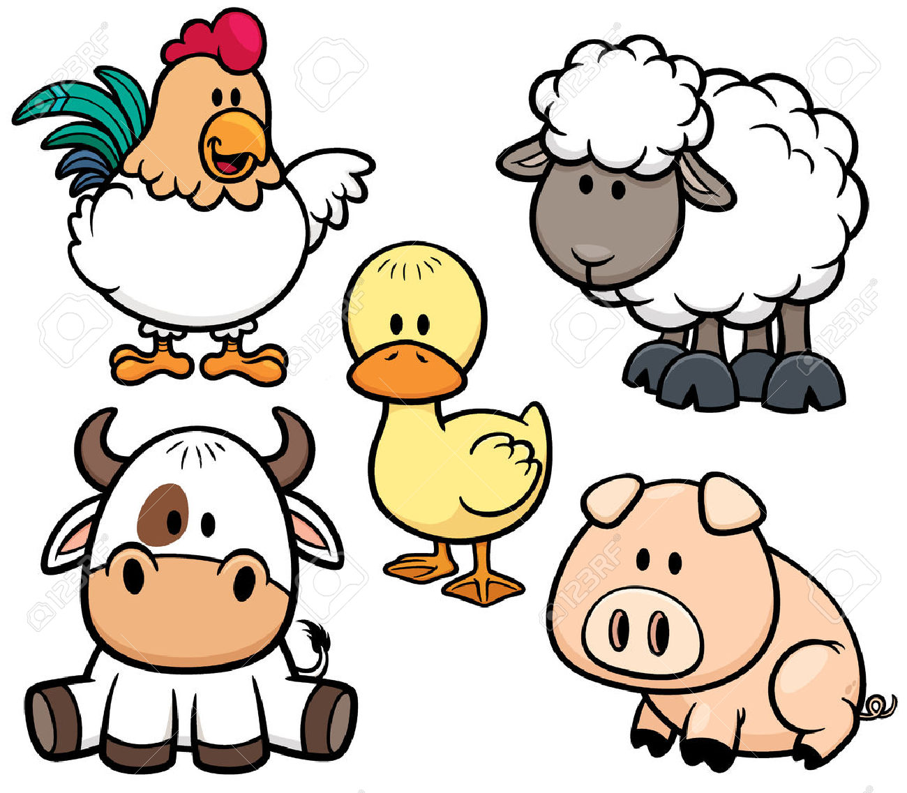 Tiere bauernhof clipart 7 » Clipart Station.