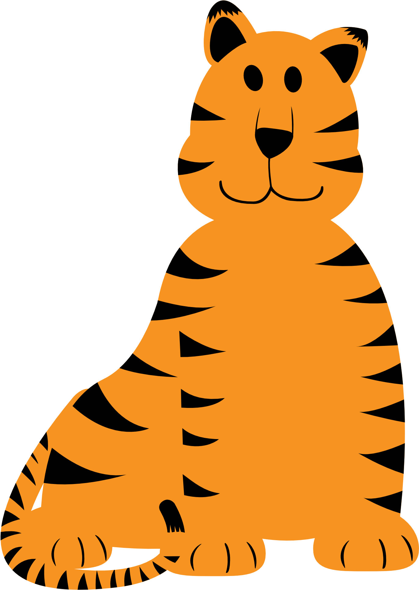 Clipart Face Of Tiger.
