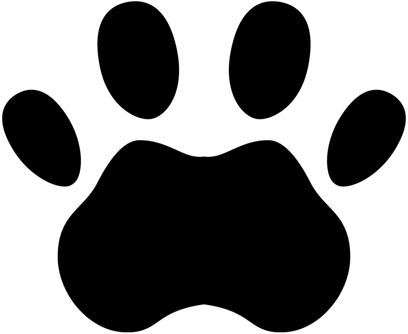 Paw prints tigers paw print clipart free to use clip art.