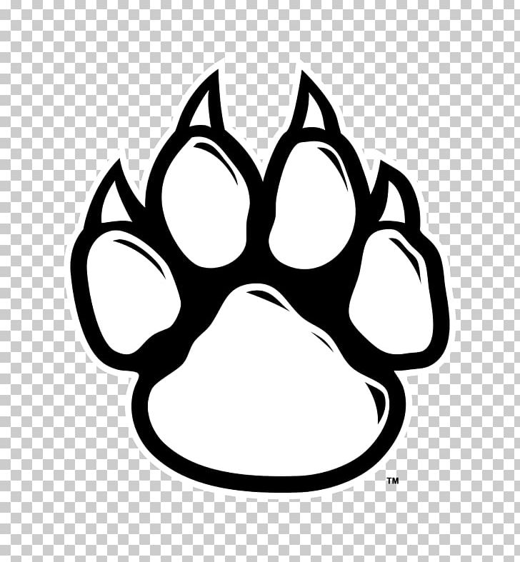 Wildcat Tiger Paw PNG, Clipart, Bear, Black, Black And White.