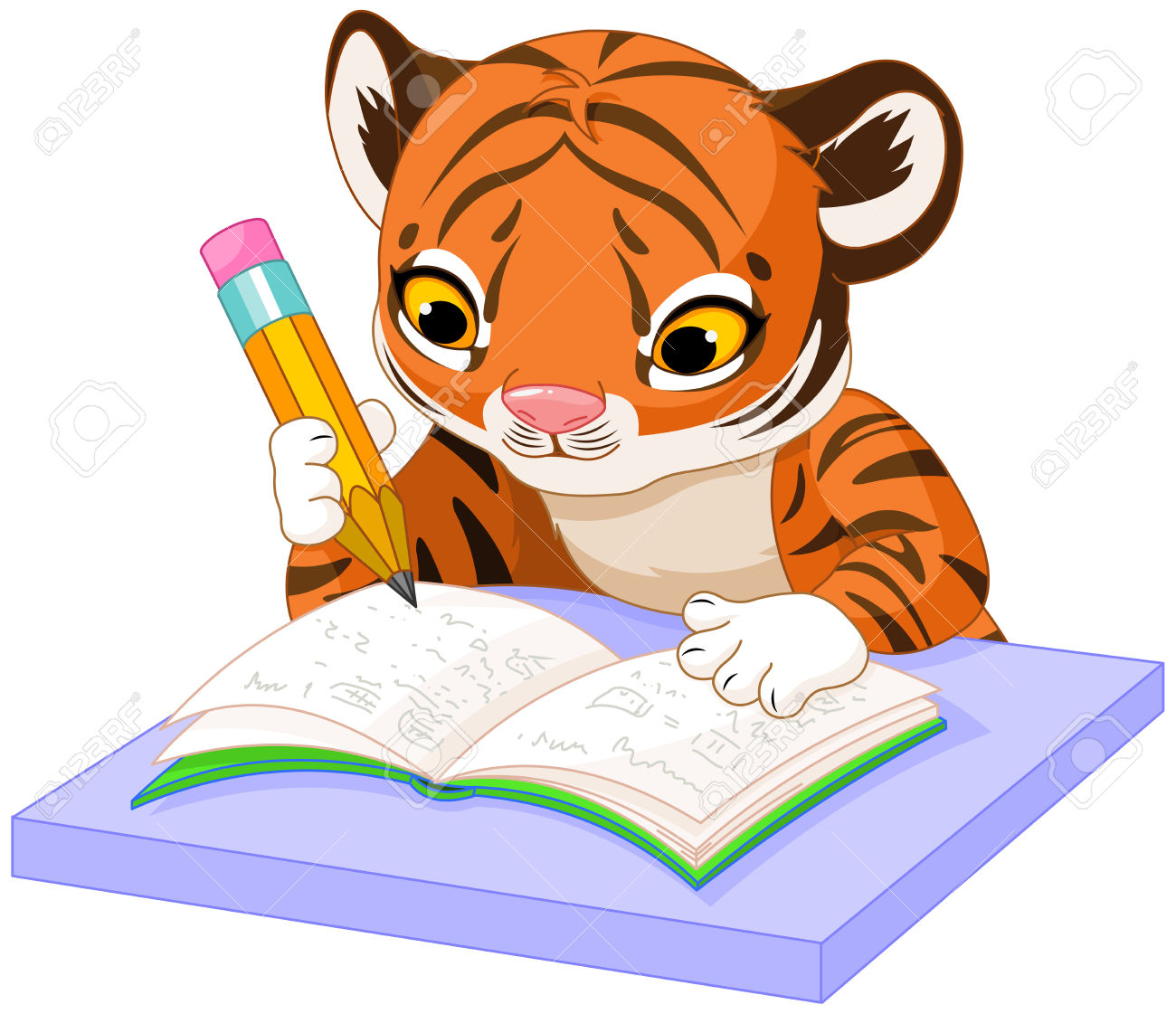 7,489 Cute Tiger Stock Vector Illustration And Royalty Free Cute.