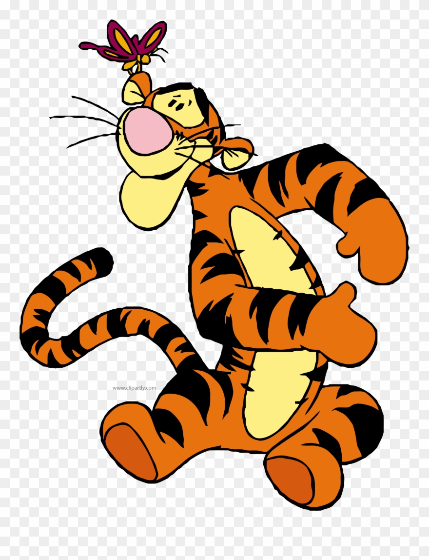 Butterfly Tigger Tigger Clipart Png Download Picture.