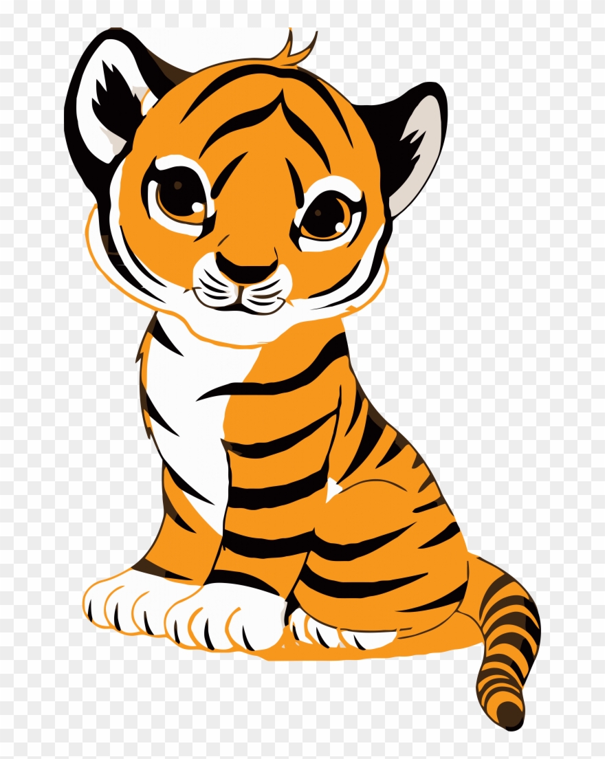 Tiger Face Clip Art Royalty Free Tiger Illustration.