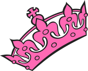 Pink Tilted Tiara Clip Art at Clker.com.