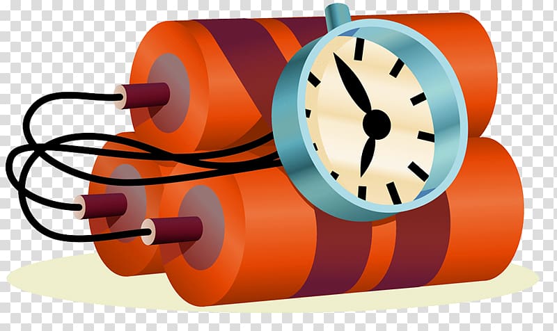 Time bomb Explosion Bomb threat, Time bomb illustration.