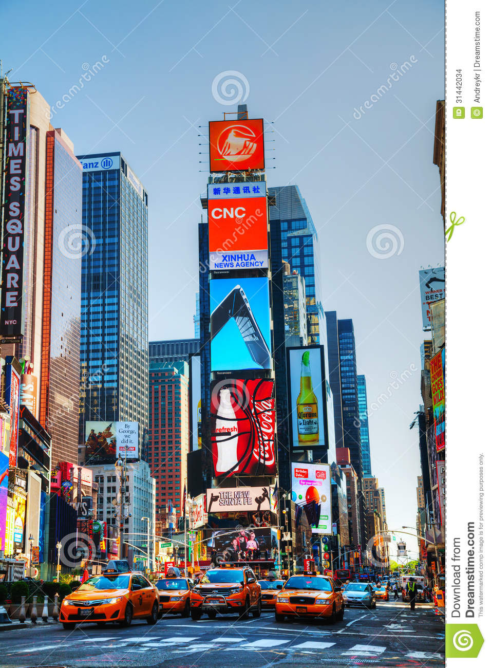 Times Square In New York City Editorial Stock Image. Times Square In New York City Editorial Stock Image.