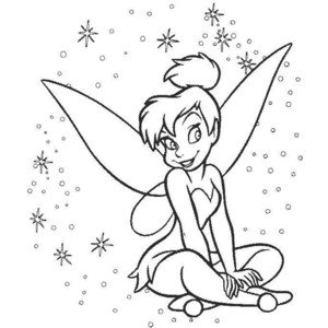 2524 Tinkerbell free clipart.