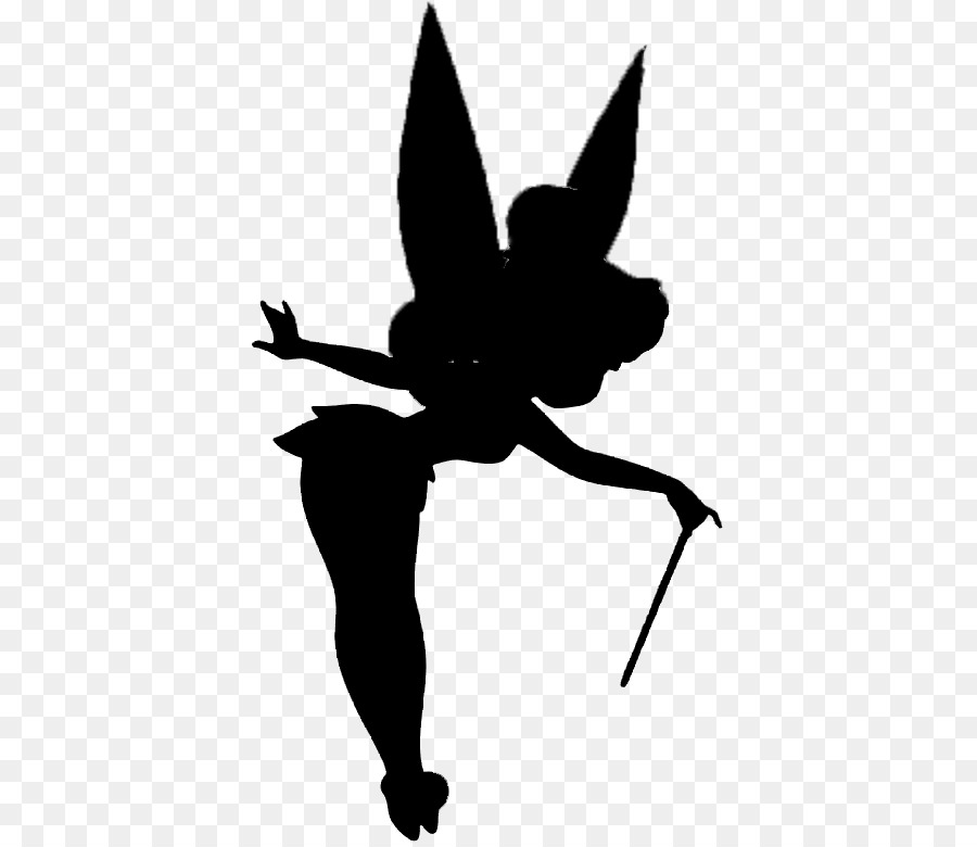 Free Peter Pan And Tinkerbell Silhouette, Download Free Clip.