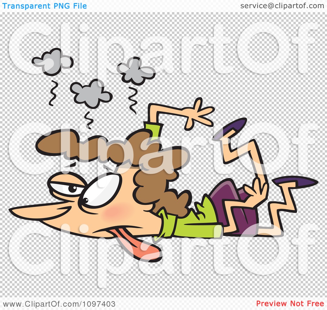 Tired Mom Clipart.