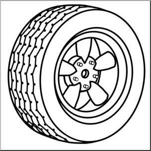 Tire Clipart Black And White.