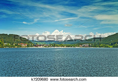 Stock Photography of Titisee im Schwarzwald k7209680.