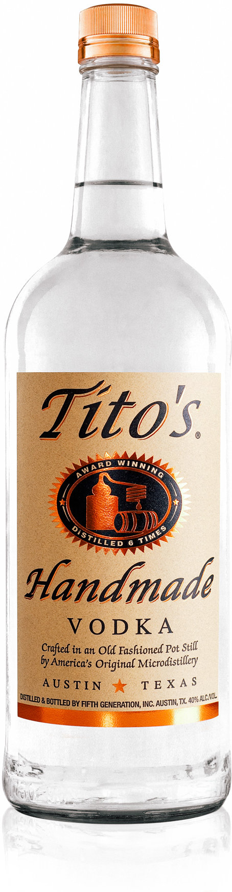 Tito\'s Handmade Vodka.