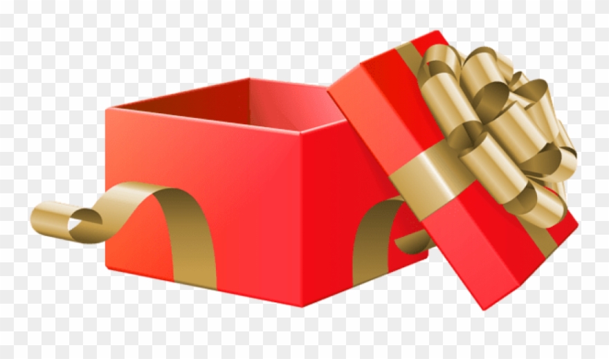 Free Png Open Gift Box Red Transparent Png Images.