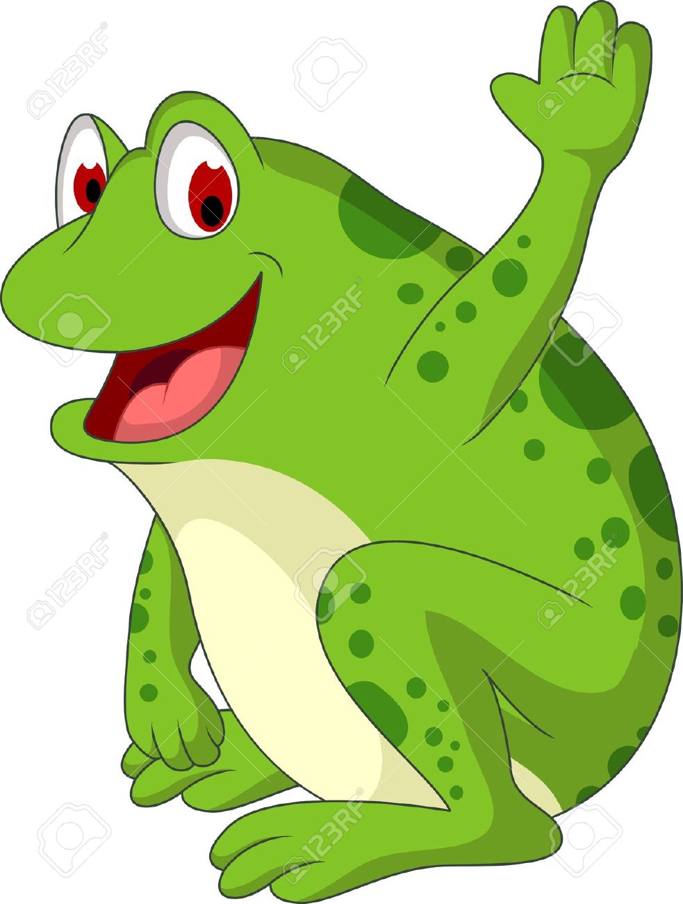 Cute Free Toads Clipart.