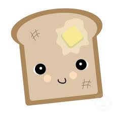 Toast cute clipart.