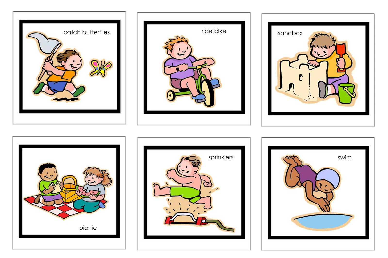 clipart daily routine schedule