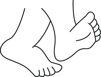 Library of feet black and white clip library png files.