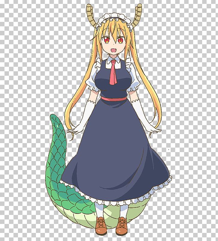 Miss Kobayashi\'s Dragon Maid Tohru Honda Anime Chibi PNG.