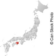 Map of tokushima prefecture Illustrations and Clipart. 14 Map of.