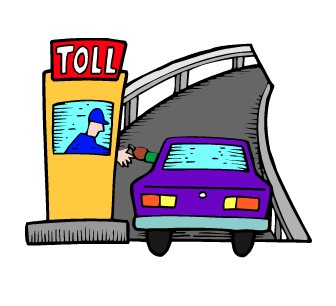 Clipart toll booth.