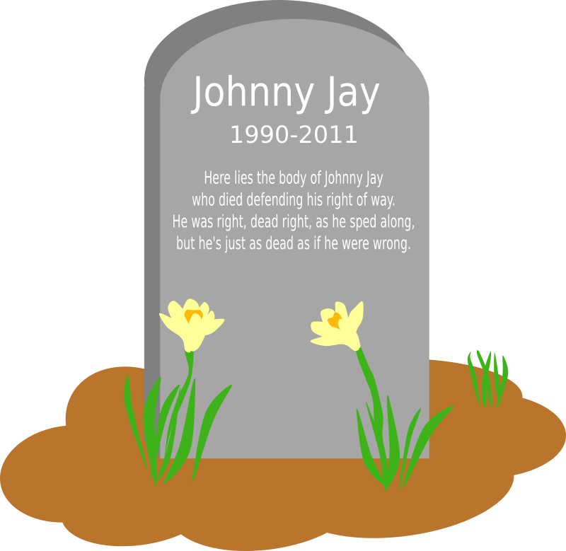 Dead clipart tombstone.