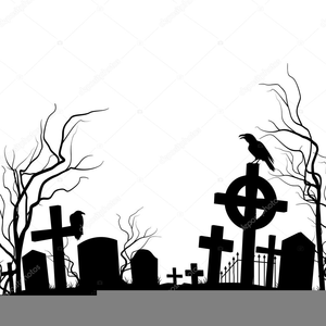 Tombstone Clipart Black And White.