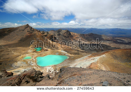 Tongariro National Park Stock Photos, Royalty.