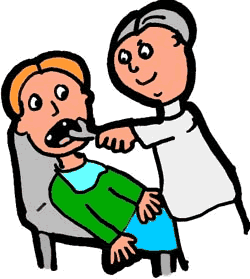 Tooth extraction clipart.