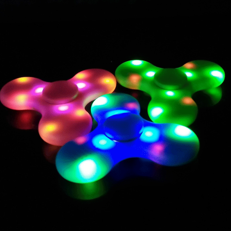 2017 Newest LED Bluetooth Music Speaker Fidget Spinner Finger Hand Spinner  EDC With Switch For Decompression Anxiety Toys DHL Free Ship Spinning Top.