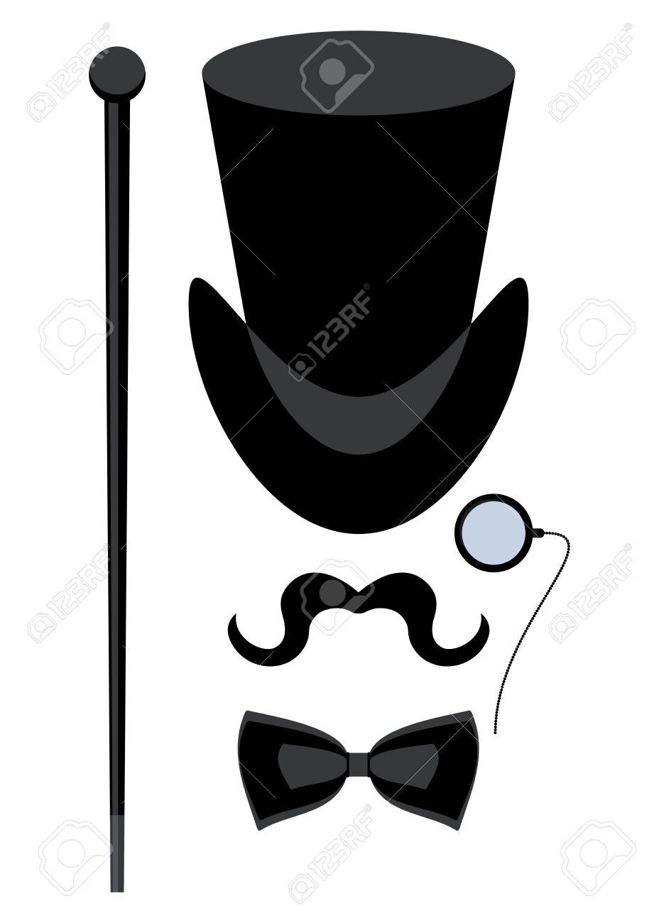 1206 Top Hat free clipart.