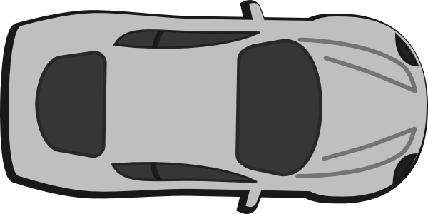 Car Top View Clipart.