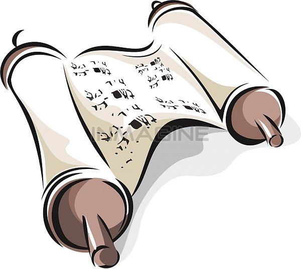 Clipart Of Torah Scroll.