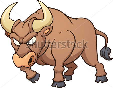Angry Bull Clipart.
