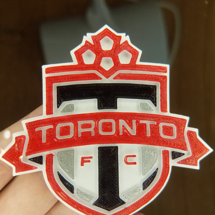 3D Printable Toronto FC logo by Anthony Reitan.