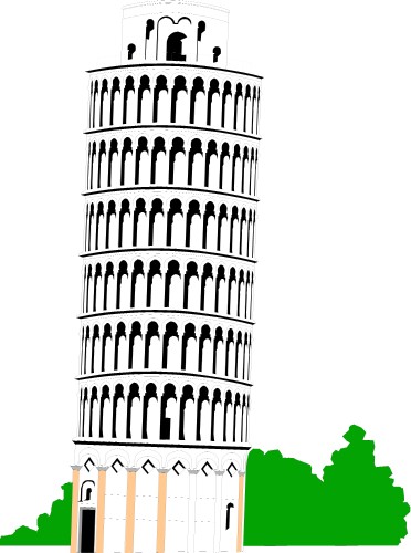 Leaning Tower Of Pisa Clip Art.