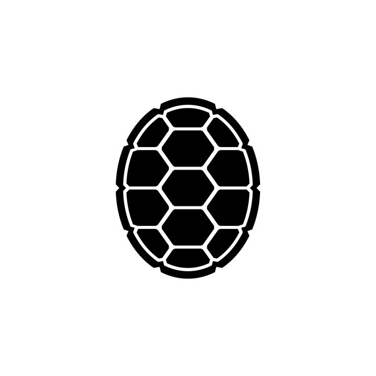 Brown Turtle Shell Pattern Clipart.