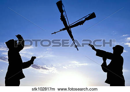 Stock Photo of Soldiers practice an over.