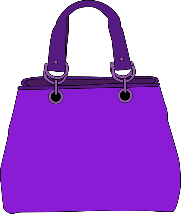 Clipart woman with tote free.