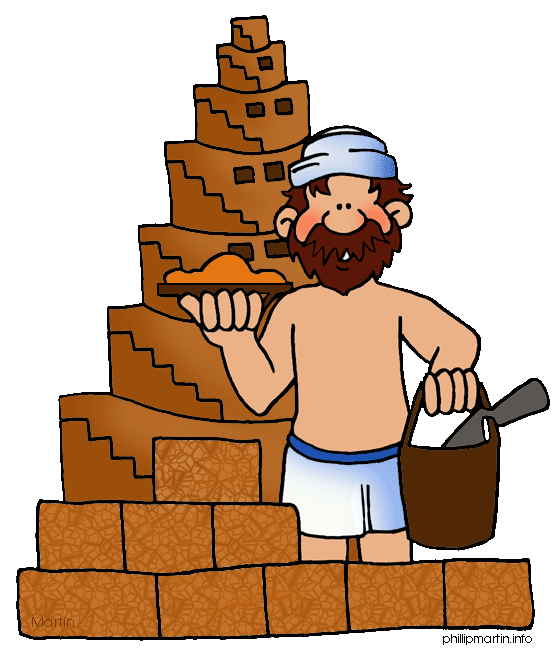 Free Architecture Clip Art by Phillip Martin, Tower of Babel.