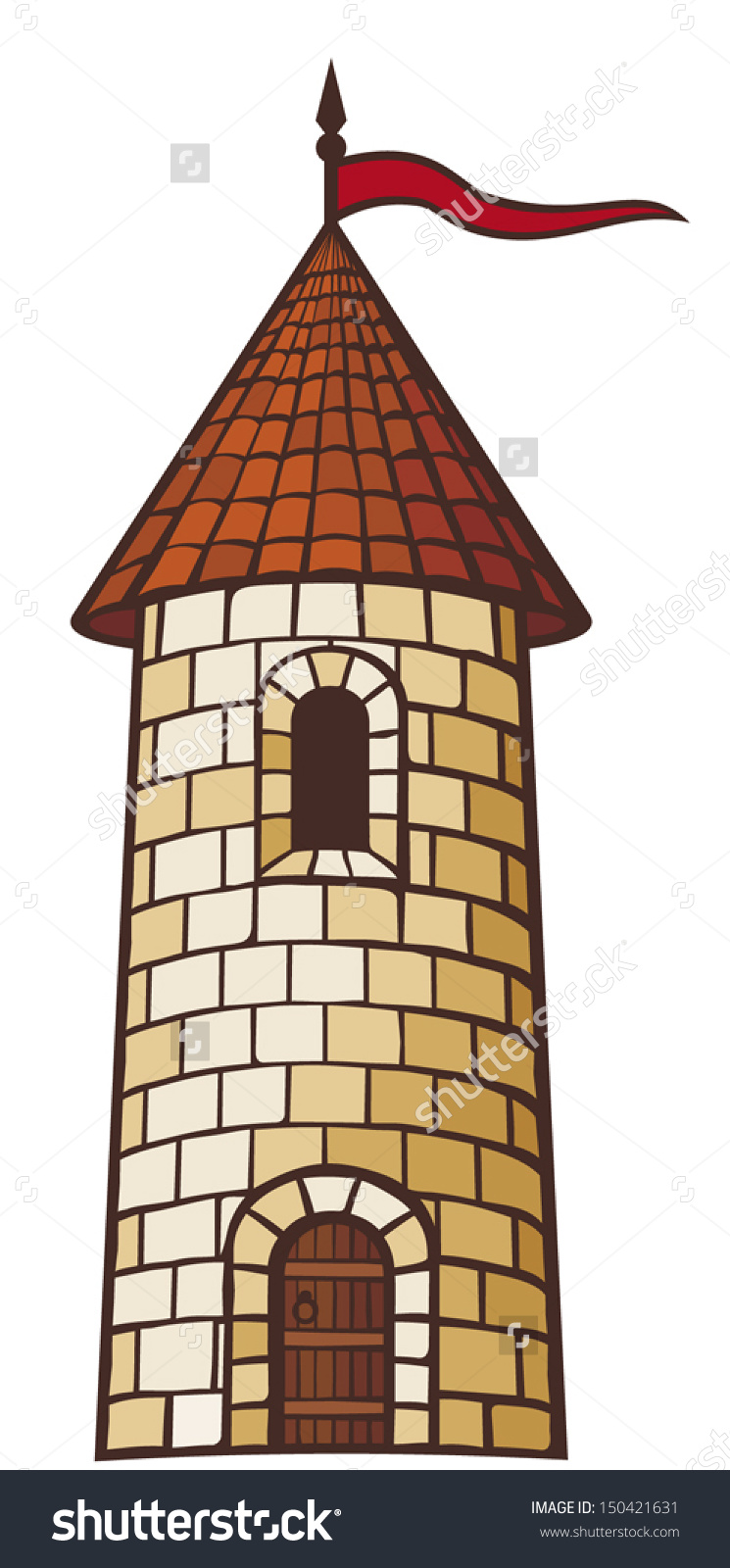 Castle tower clip art.